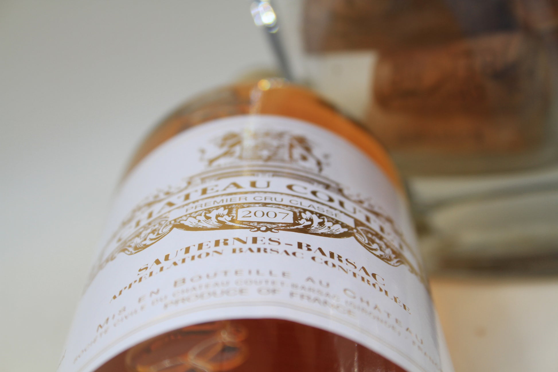 Chateau  Coutet ** 2007 ** 1er Grand Cru Classé Sauternes - Eric-Dixvins