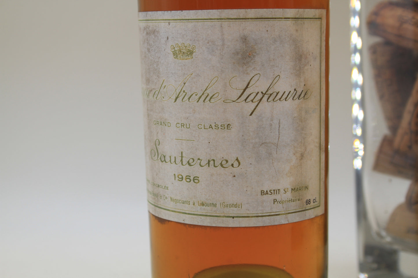 Chateau D'Arche Lafaurie ** 1966 ** 1er Grand Cru Cassé  Sauternes - Eric-Dixvins