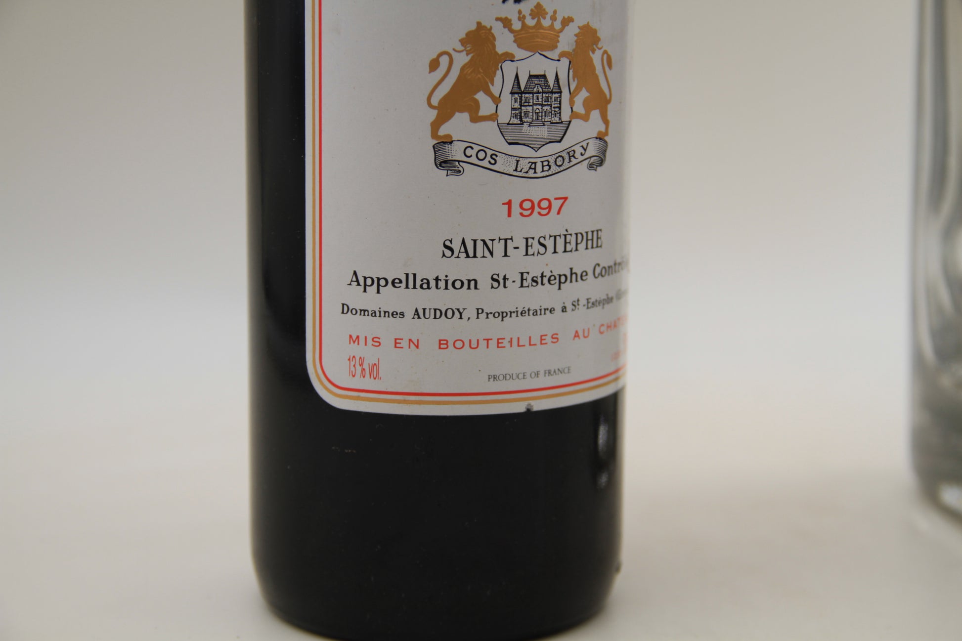 - Chateau Cos Labory **1997 ** Saint Estéphe Grand Cru Classé - Eric-Dixvins