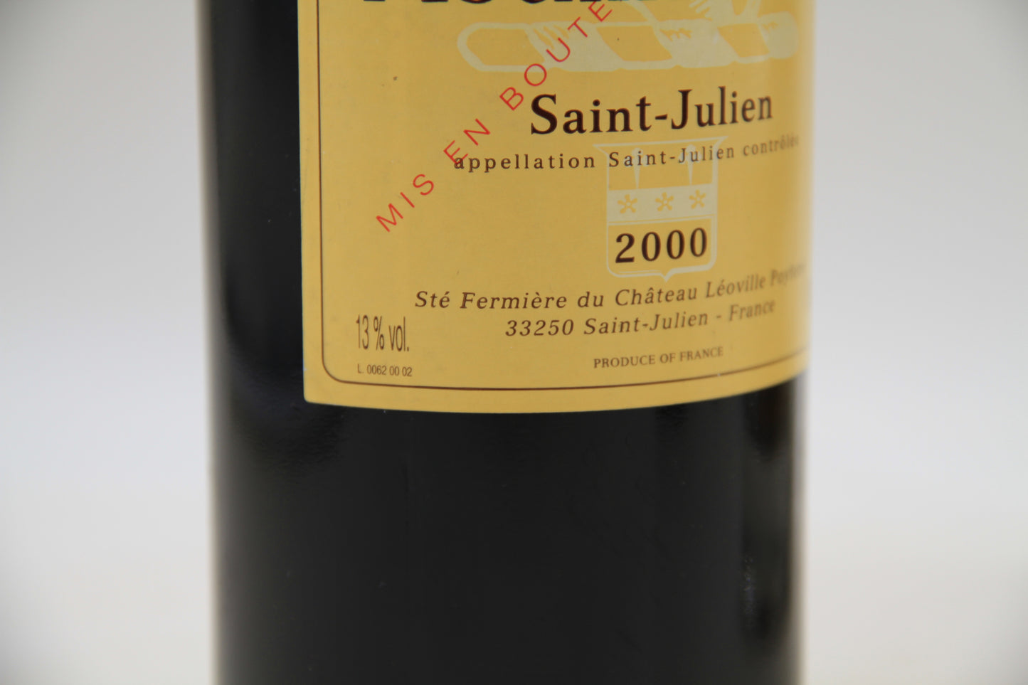 Chateau Moulin Riche ** 2000 ** Saint Julien - Eric-Dixvins