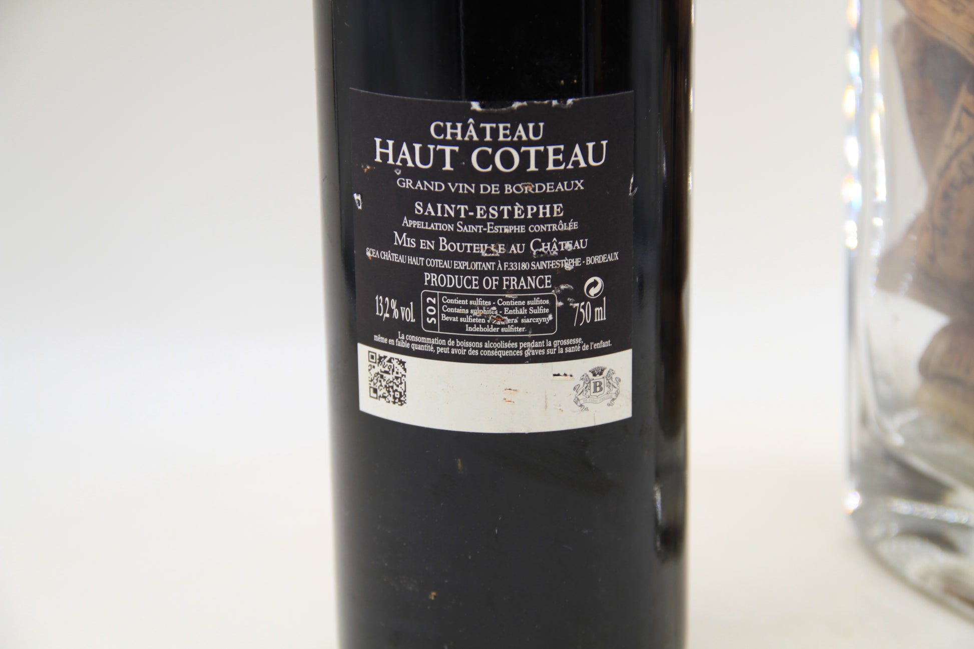 - Chateau Haut Coteau  ** 2015 ** Saint Estèphe - Eric-Dixvins