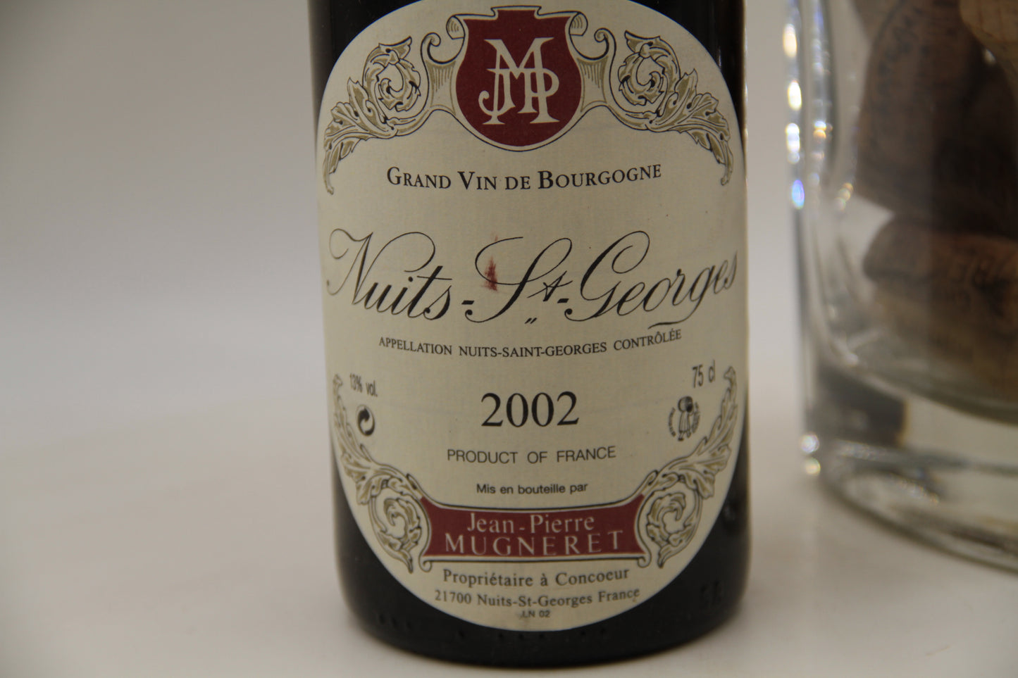 Nuits Saint Georges  **2002 ** Jean Pierre Mugneret - Eric-Dixvins