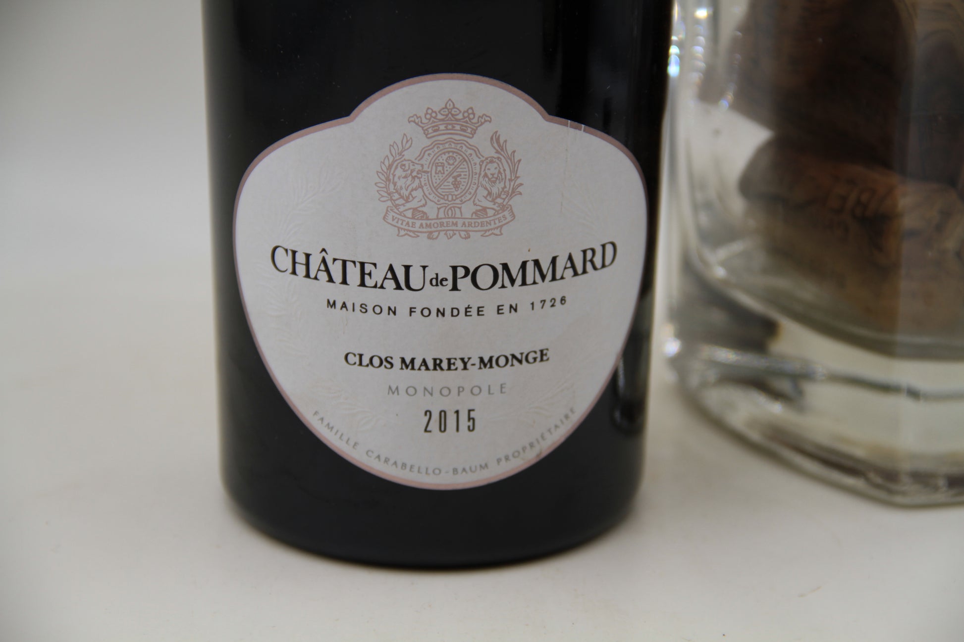 -Chateau de Pommard  **2015 ** Clos Marey Monge - Eric-Dixvins