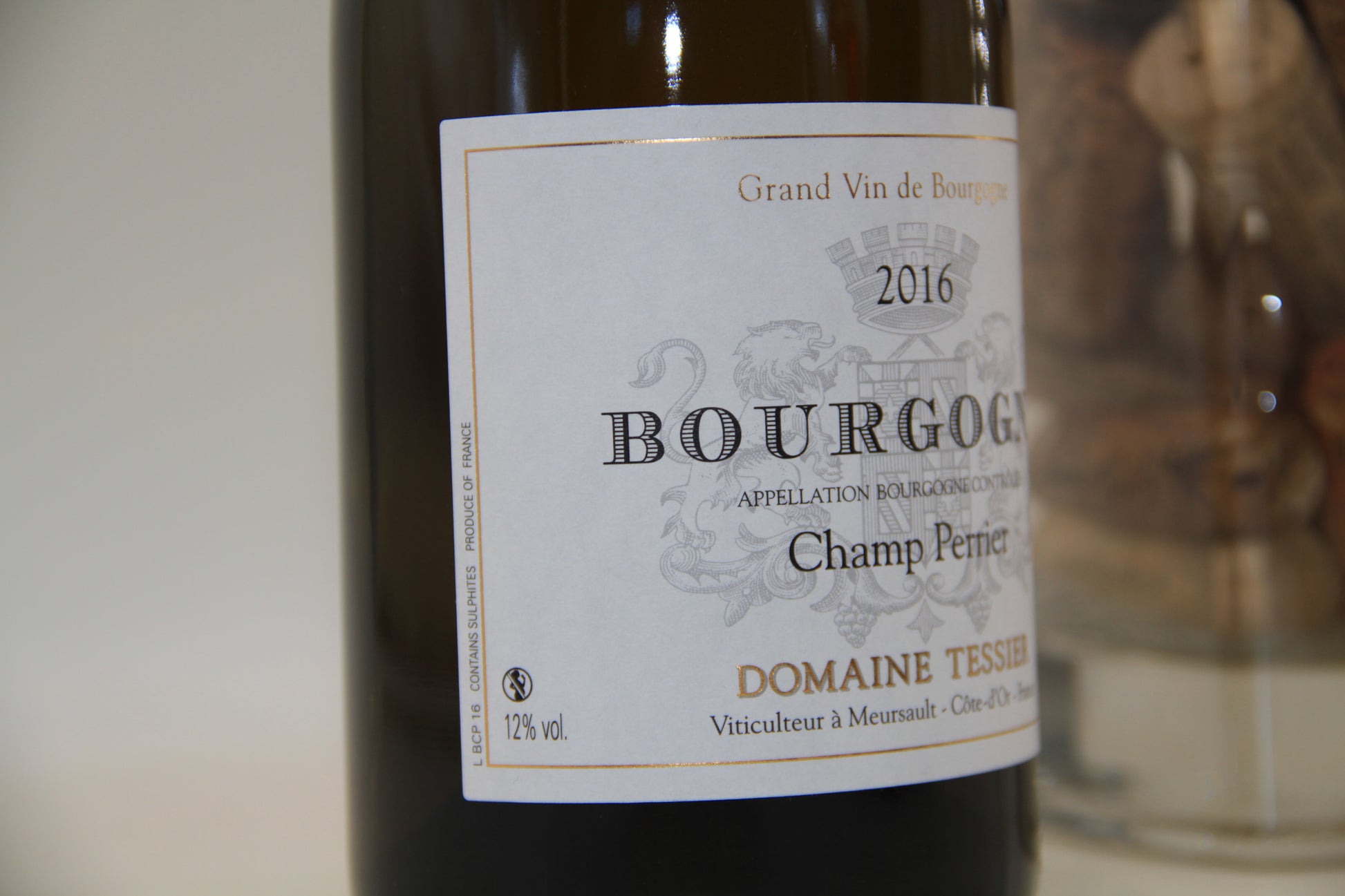 Bourgogne "Champ Perrier"  ** 2016 ** Domaine Tessier - Eric-Dixvins