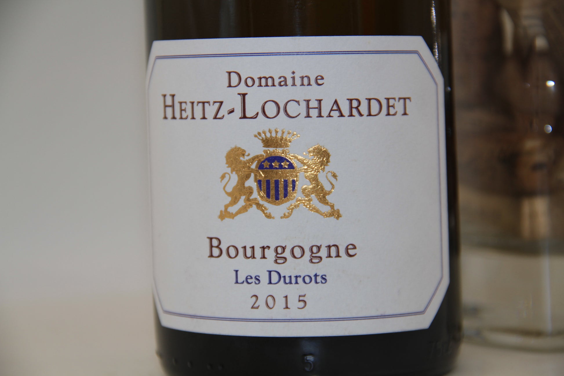 Bourgogne " Les Duros "  ** 2015 ** Domaine Heitz-Lochardet - Eric-Dixvins