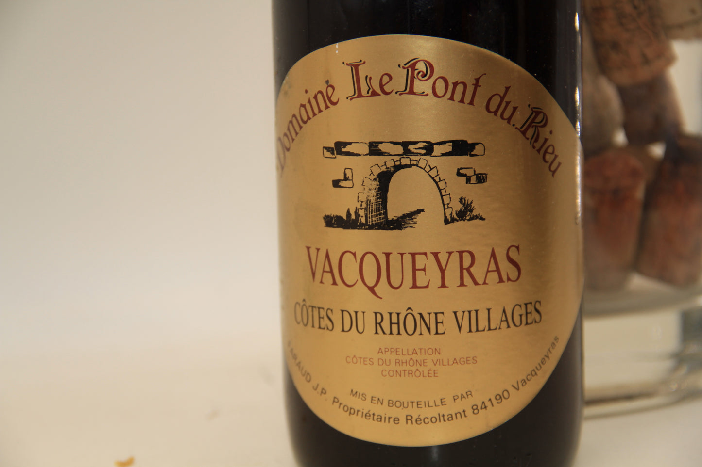 - Vacqueyras ** 1986 ** Domaine Le Pont du Rieu - Eric-Dixvins