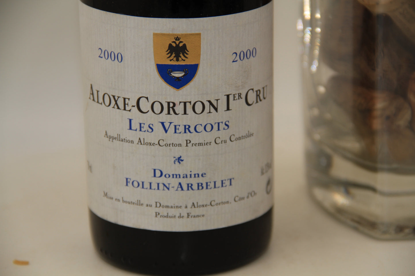 Aloxe Corton 1er Cru "Les Vercots " " 1993 " Follin-Arbelet - Eric-Dixvins