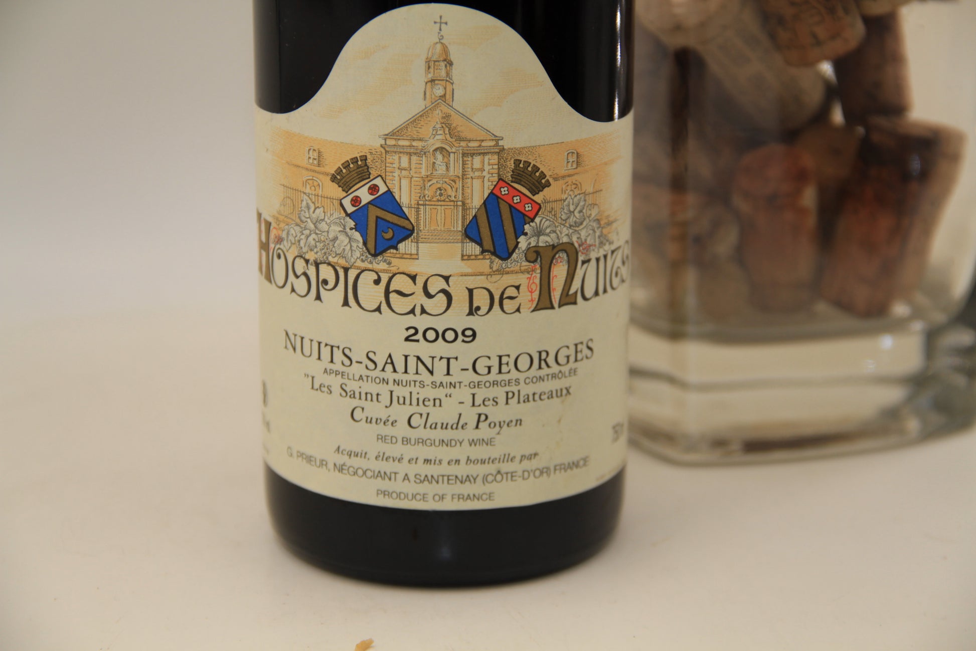 Nuits Saint Georges " Les Plateaux" **2009 ** G Prieur Hospices De Nuits - Eric-Dixvins