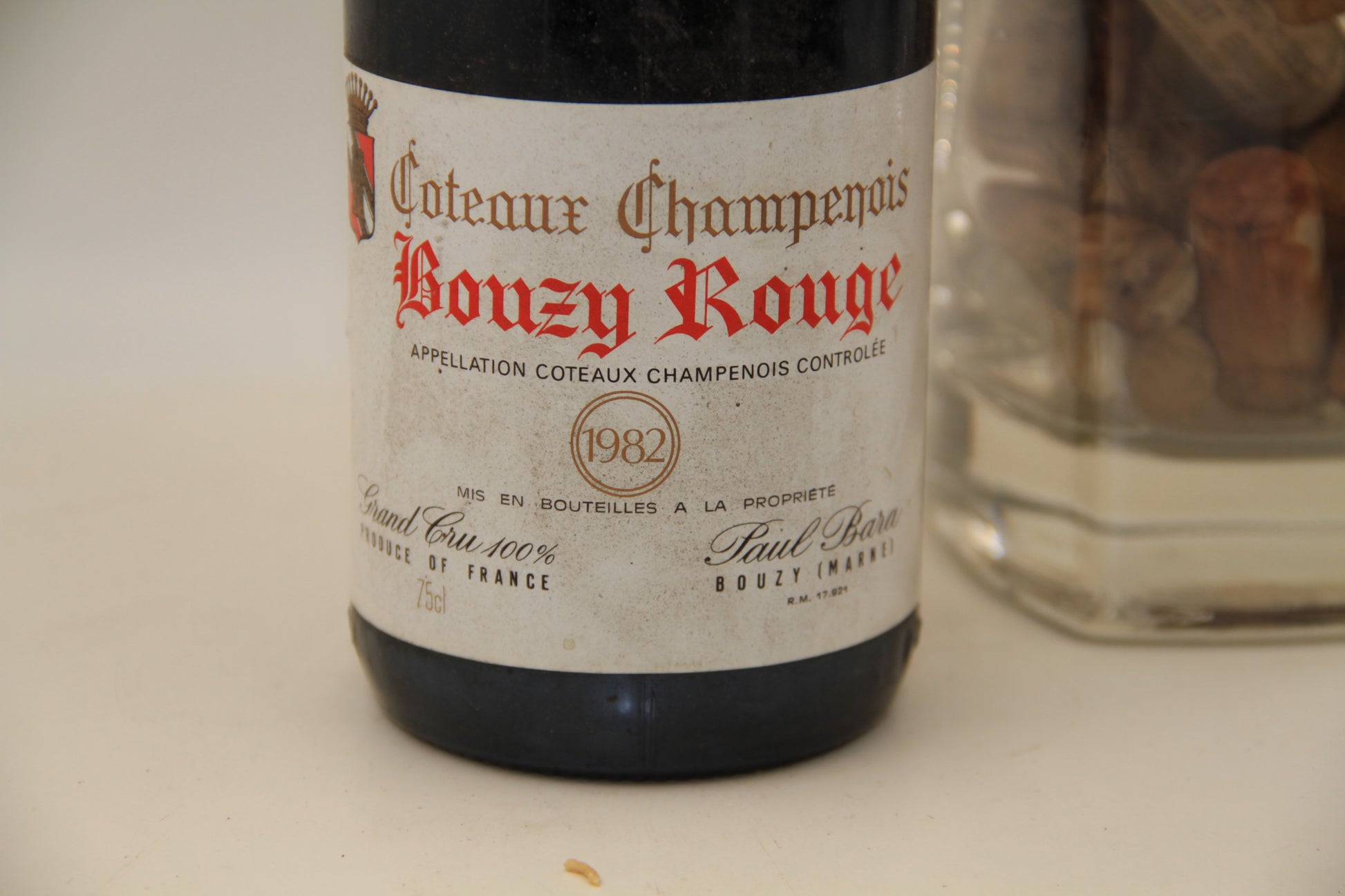 Bouzy Rouge ** 1982 **  Paul Bara.   Coteaux Champenois - Eric-Dixvins