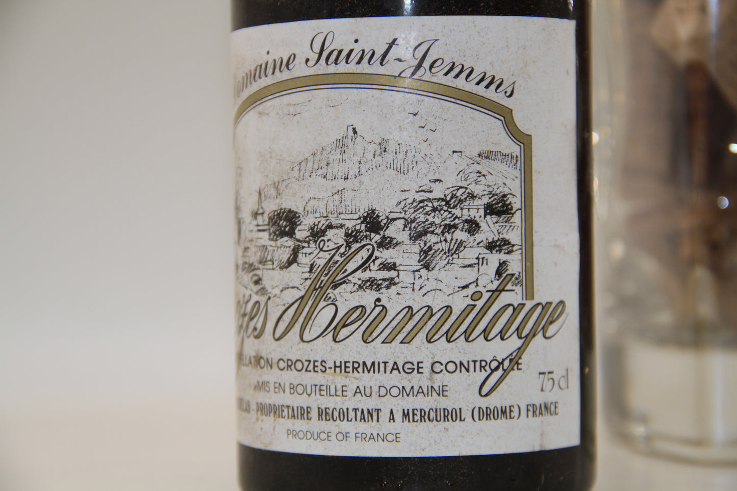 - Crozes-Hermitage ** 1986 ** Domaine Saint-Jemms - Eric-Dixvins