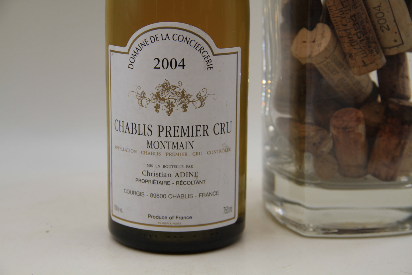 Chablis  1er Cru " Montmain "  ** 2004 ** Domaine de la  Conciérge - Eric-Dixvins