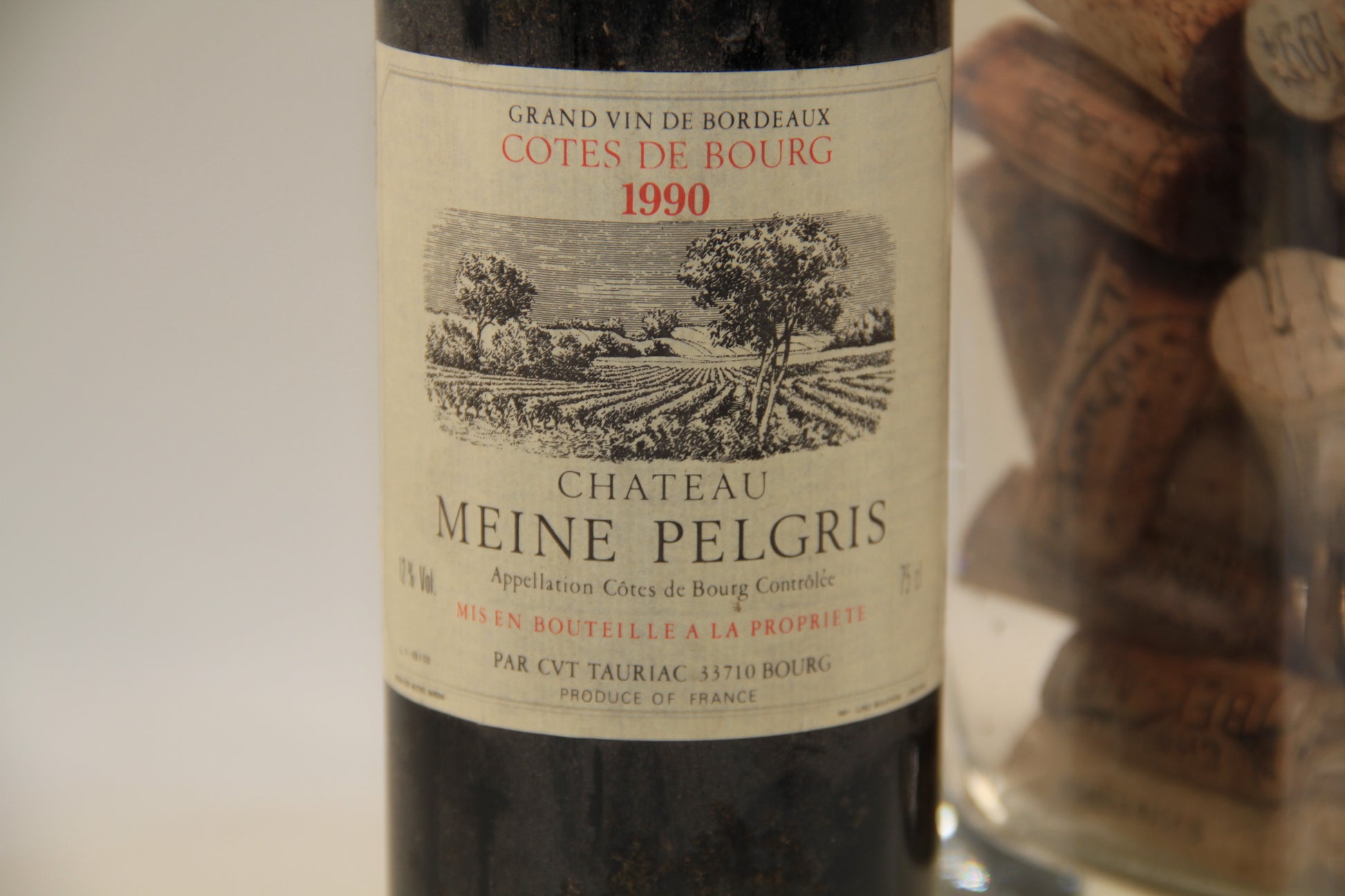 Chateau Meine Pelgirs  ** 1990 ** Cotes de Bourg - Eric-Dixvins