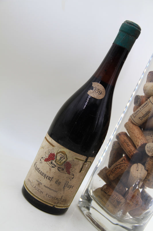 Chateauneuf du Pape  " Les Cailloux  " **1959 ** Cuvée Superieur - Eric-Dixvins