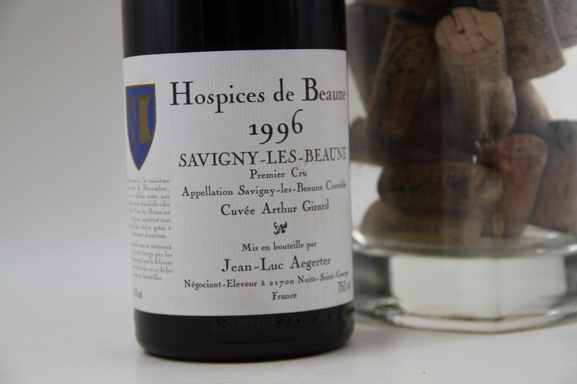 - Savigny Les Beaune 1er Cru Cuvée Arthur  Girard" ** 1996 ** Hospices de Beaune - Eric-Dixvins