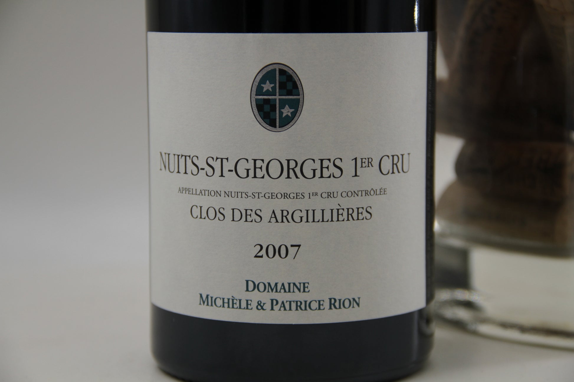 - Nuits St Georges  1er Cru "Clos Des Argillières "   ** 2007 ** Domaine Rion - Eric-Dixvins