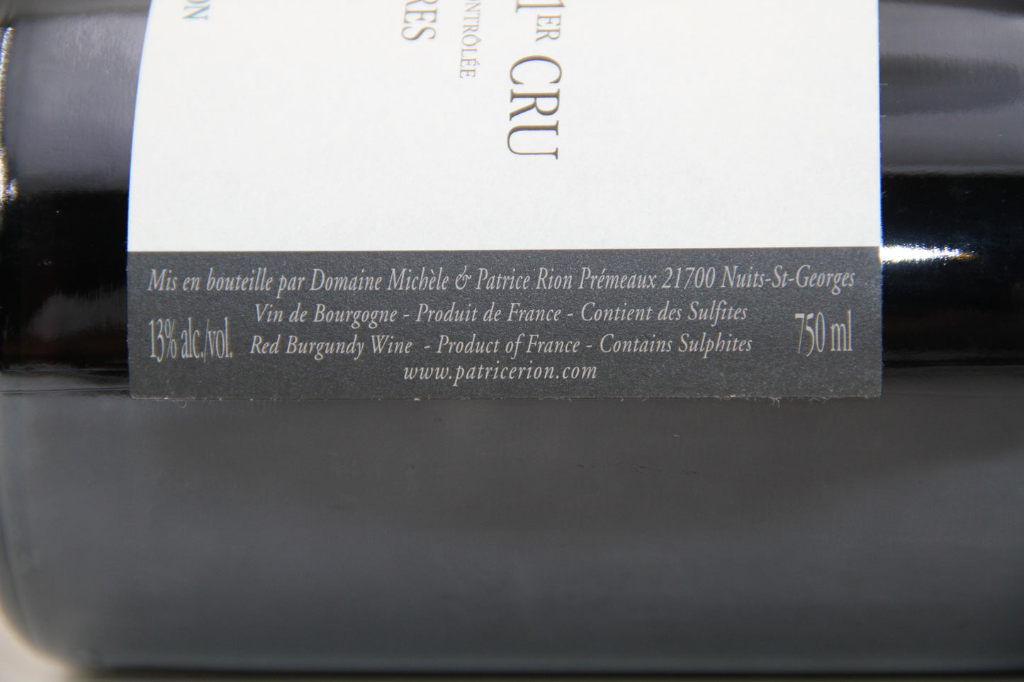 - Nuits St Georges  1er Cru "Clos Des Argillières "   ** 2007 ** Domaine Rion - Eric-Dixvins