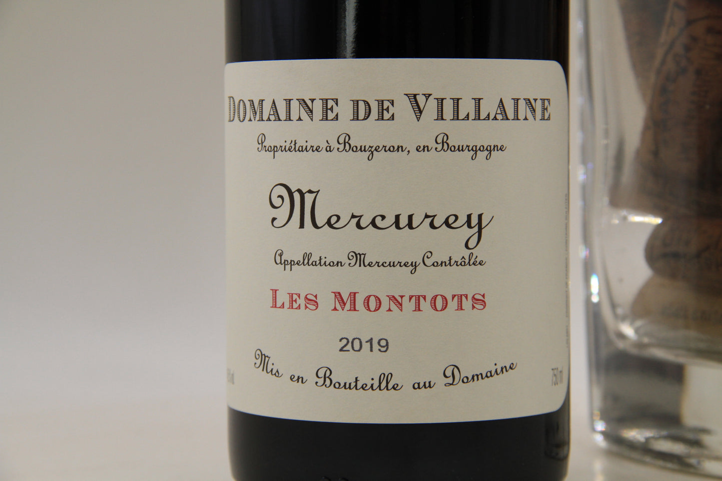 Mercurey " Les Montots "   **2019 ** Domaine De Villaine - Eric-Dixvins