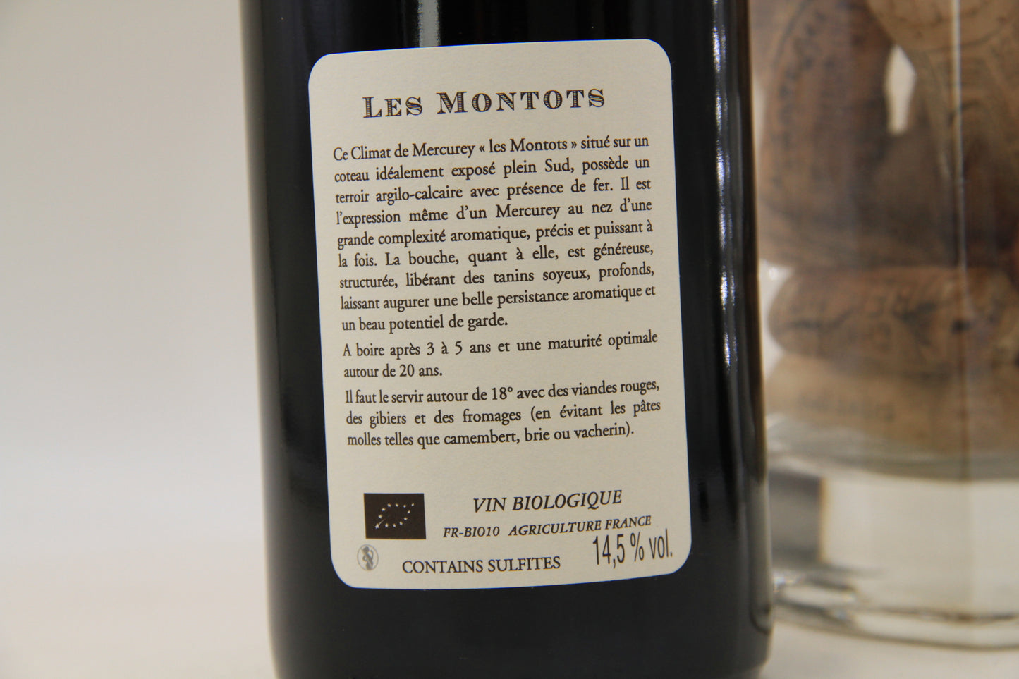 Mercurey " Les Montots "   **2019 ** Domaine De Villaine - Eric-Dixvins