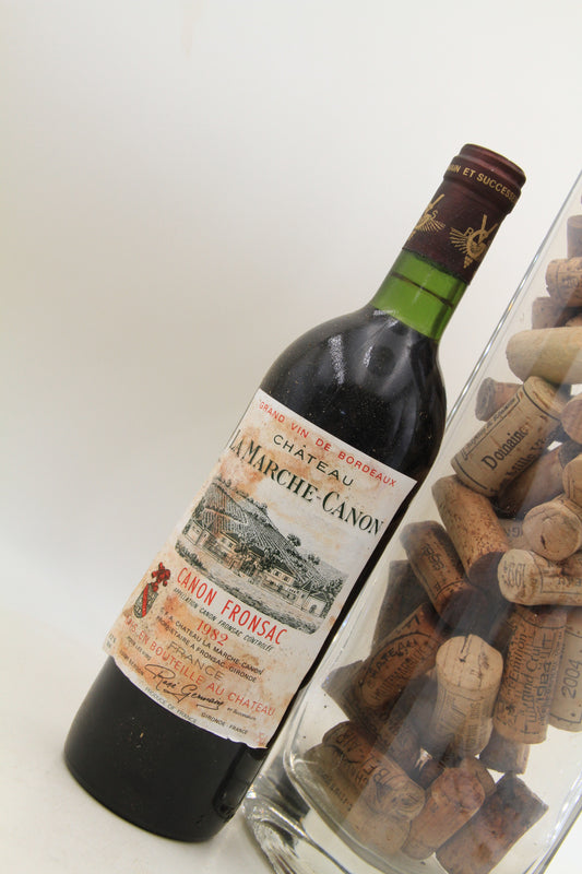 Chateau La Marche Canon. ** 1982 ** Canon Fronsac - Eric-Dixvins