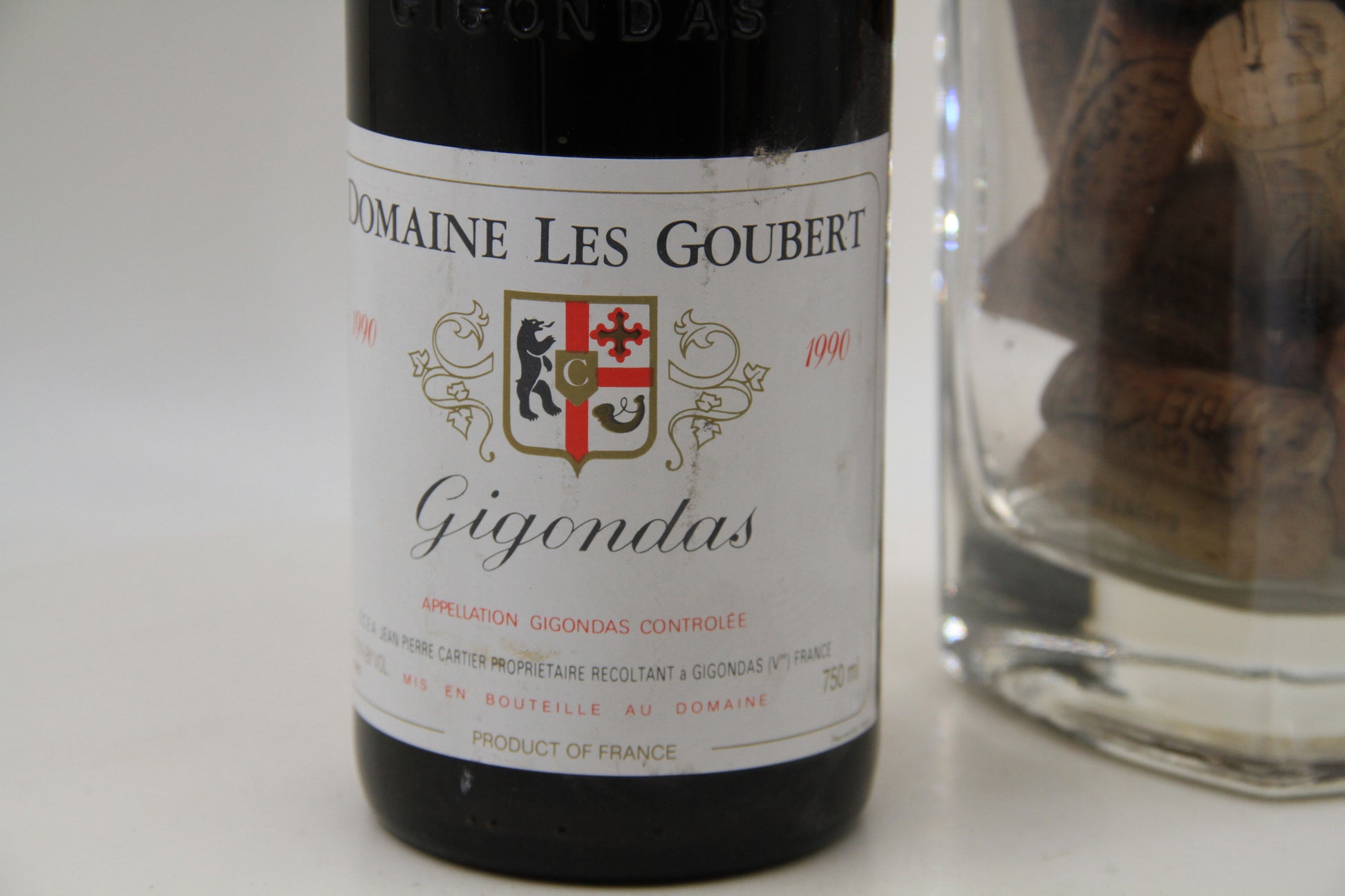 - Gigondas  ** 1990 ** Domaine Les Goubert - Eric-Dixvins