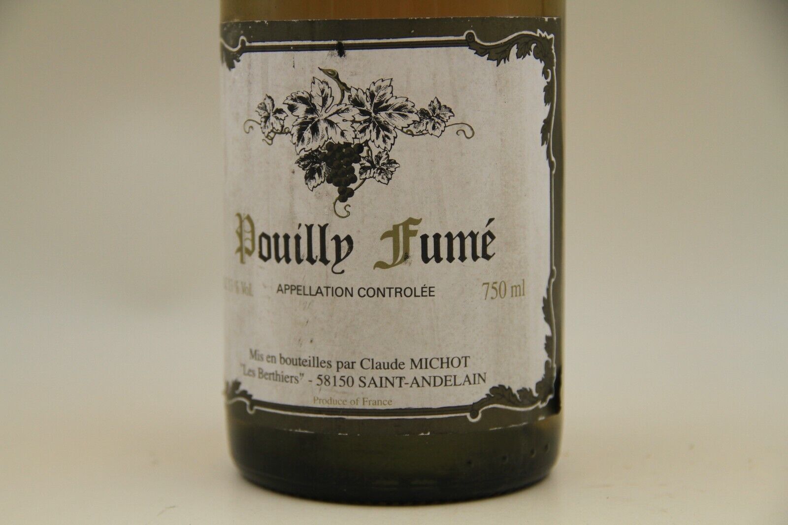 Pouilly Fumé  ** 1990 ** Claude Michot - Eric-Dixvins