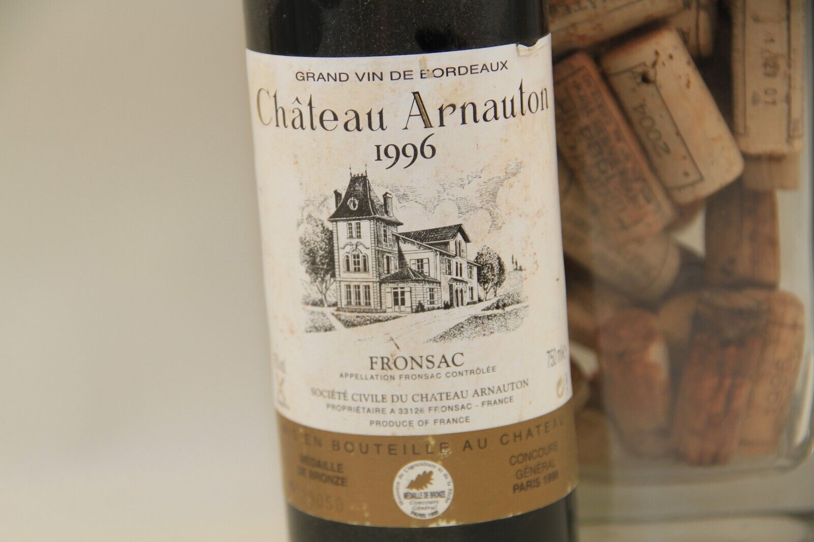 - Chateau Arnauton  ** 1996 ** Fronsac - Eric-Dixvins