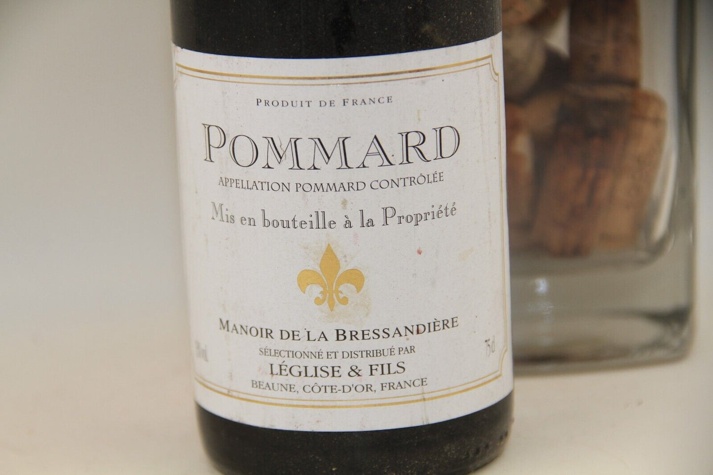 Pommard  **1996**  Léglise et Fils     Manoir de la Bressandière - Eric-Dixvins