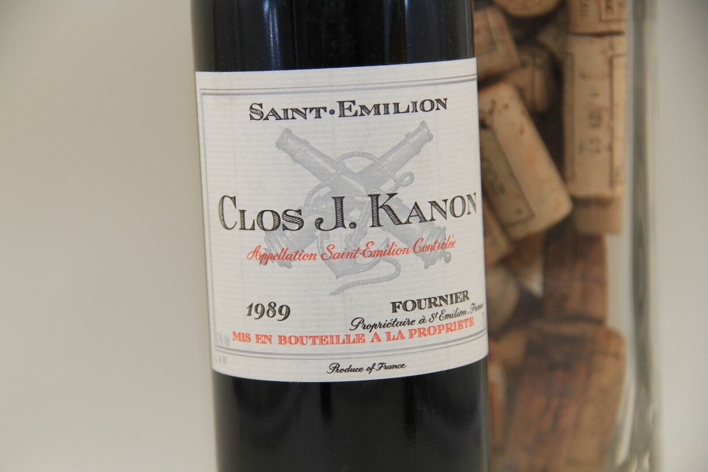 Chateau Clos J.Kanon  **1989**  St- Emilion - Eric-Dixvins