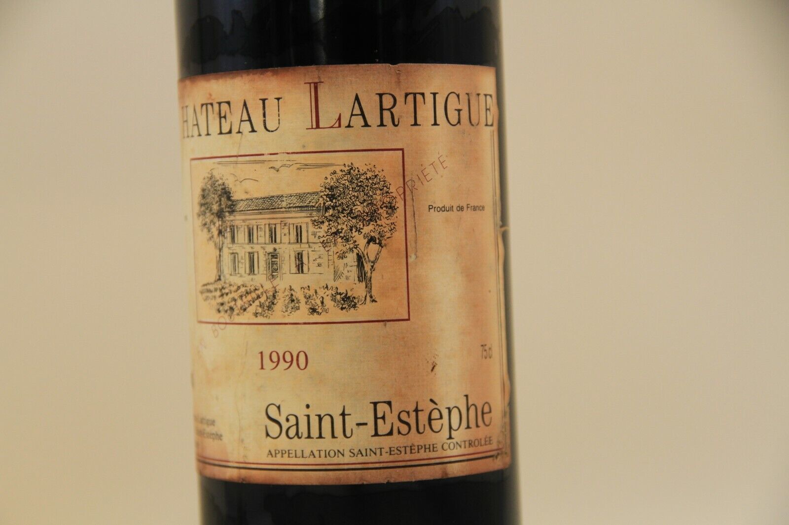 Chateau Lartigue  ** 1990 **  Saint Estèphe - Eric-Dixvins