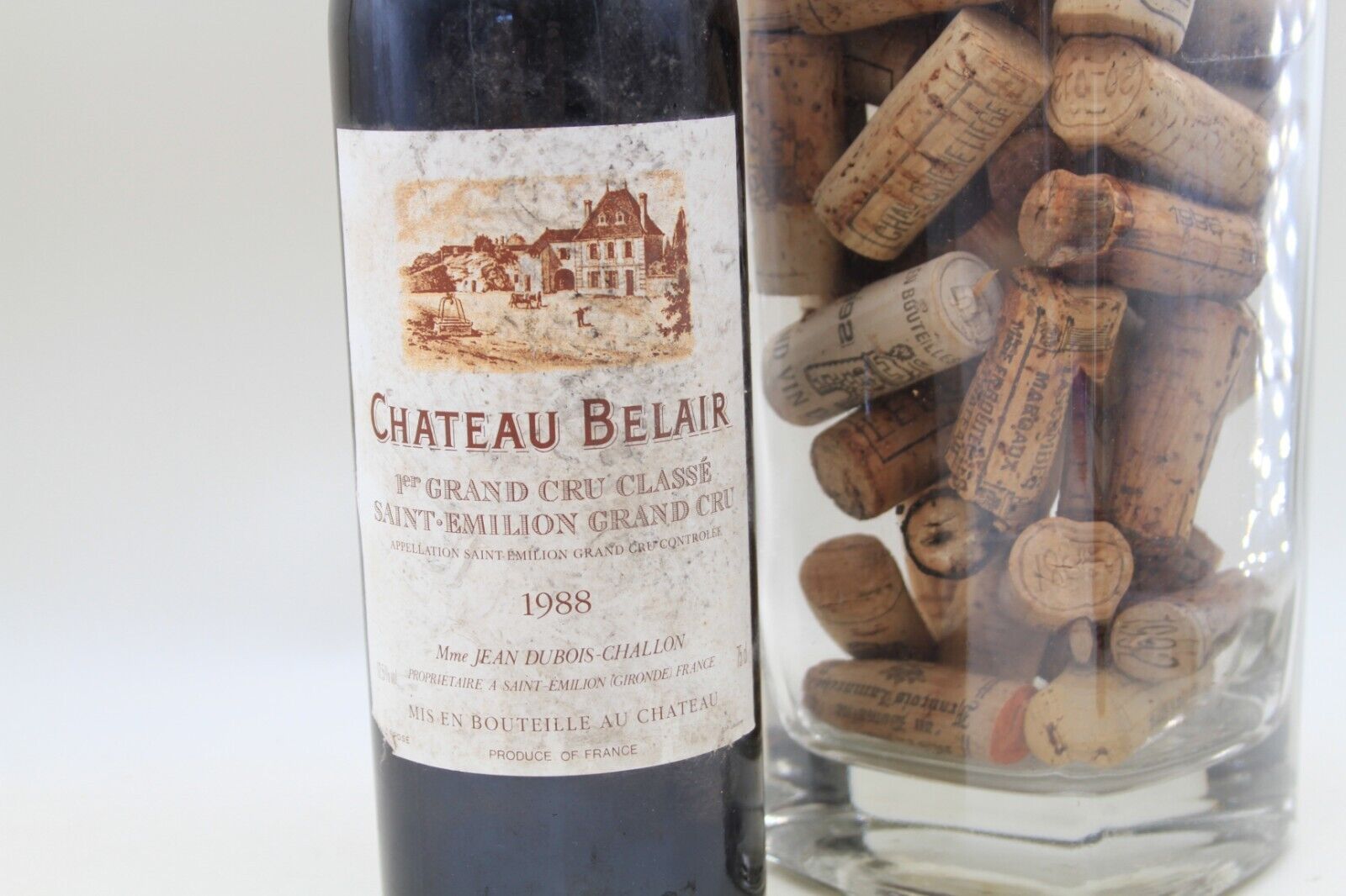 - Chateau Belair  ** 1988 ** Saint Emilion 1er Grand Cru Classé - Eric-Dixvins