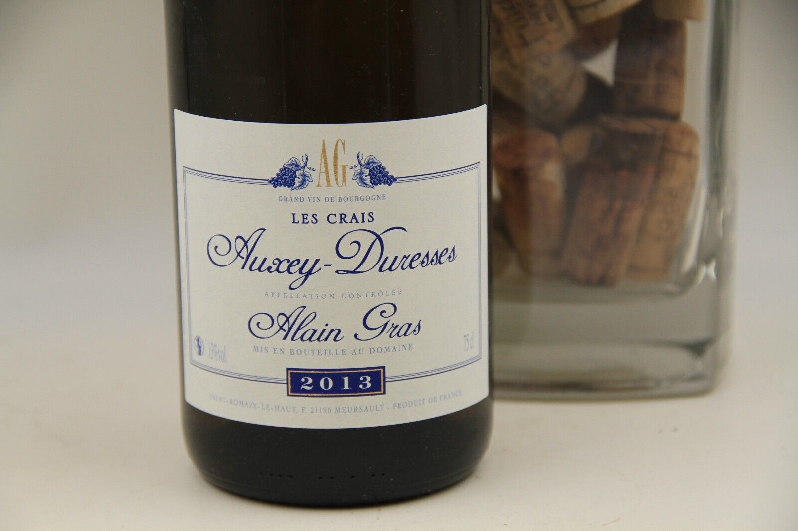 - Auxey Duresses "Les Crais"  ** 2013 **  Alain Gras - Eric-Dixvins