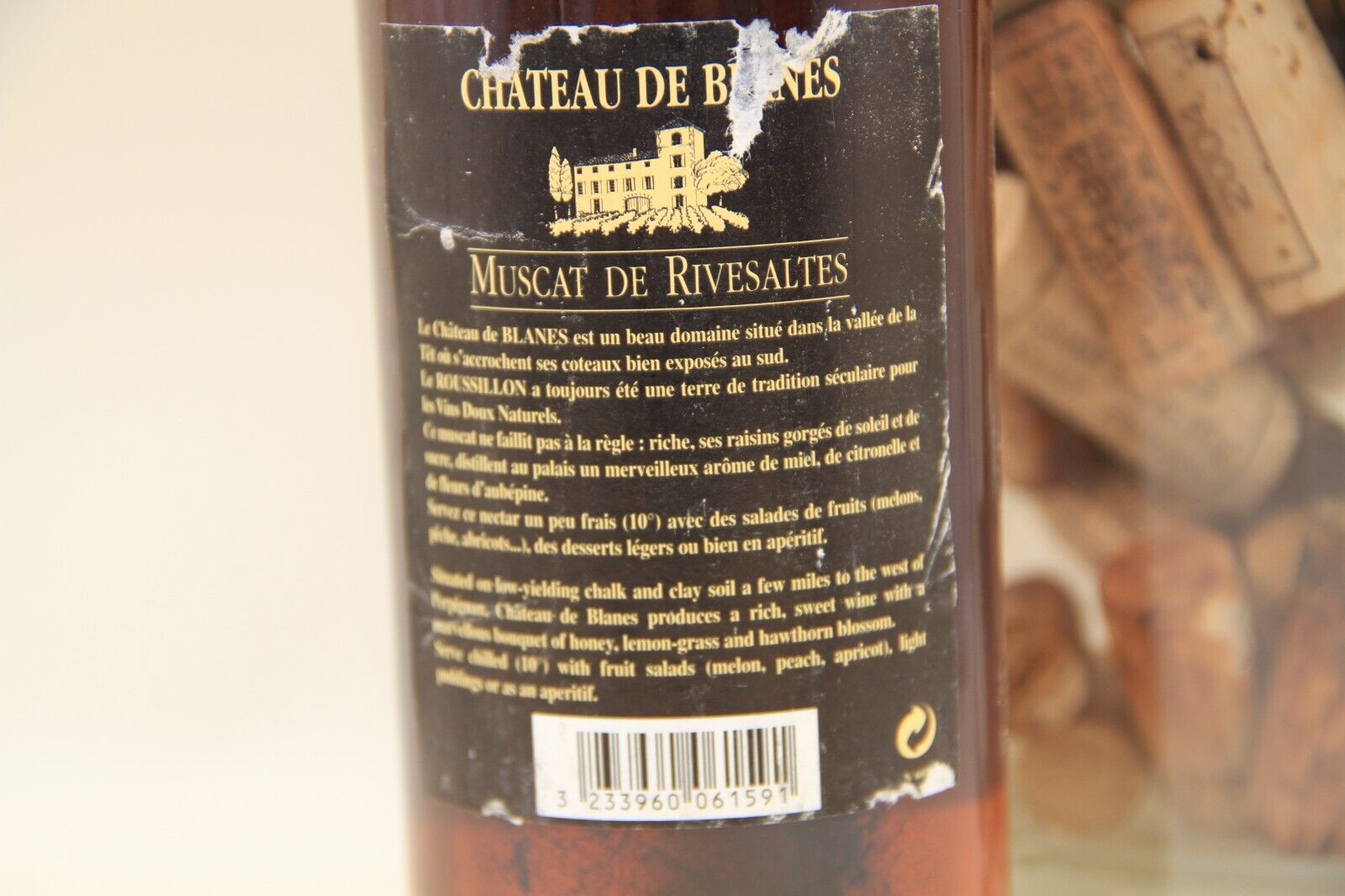 Muscat de Rivesaltes  ** 2001 ** Chateau des Blanes - Eric-Dixvins