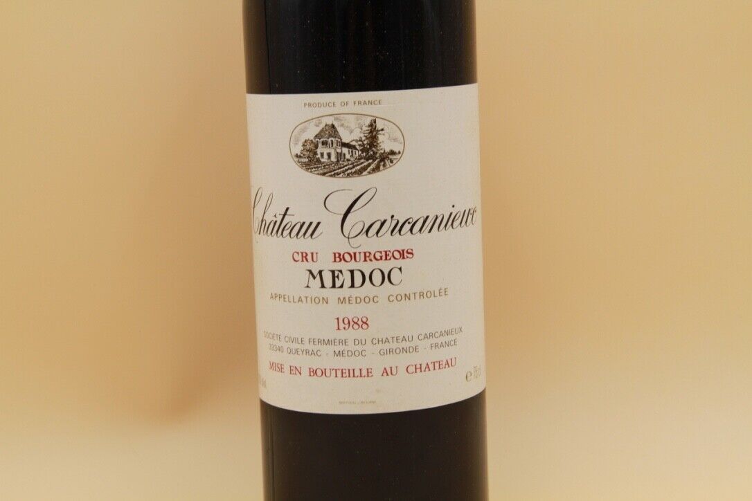 Chateau Carcanieux  ** 1988 ** Medoc  Cru Bourgeois - Eric-Dixvins