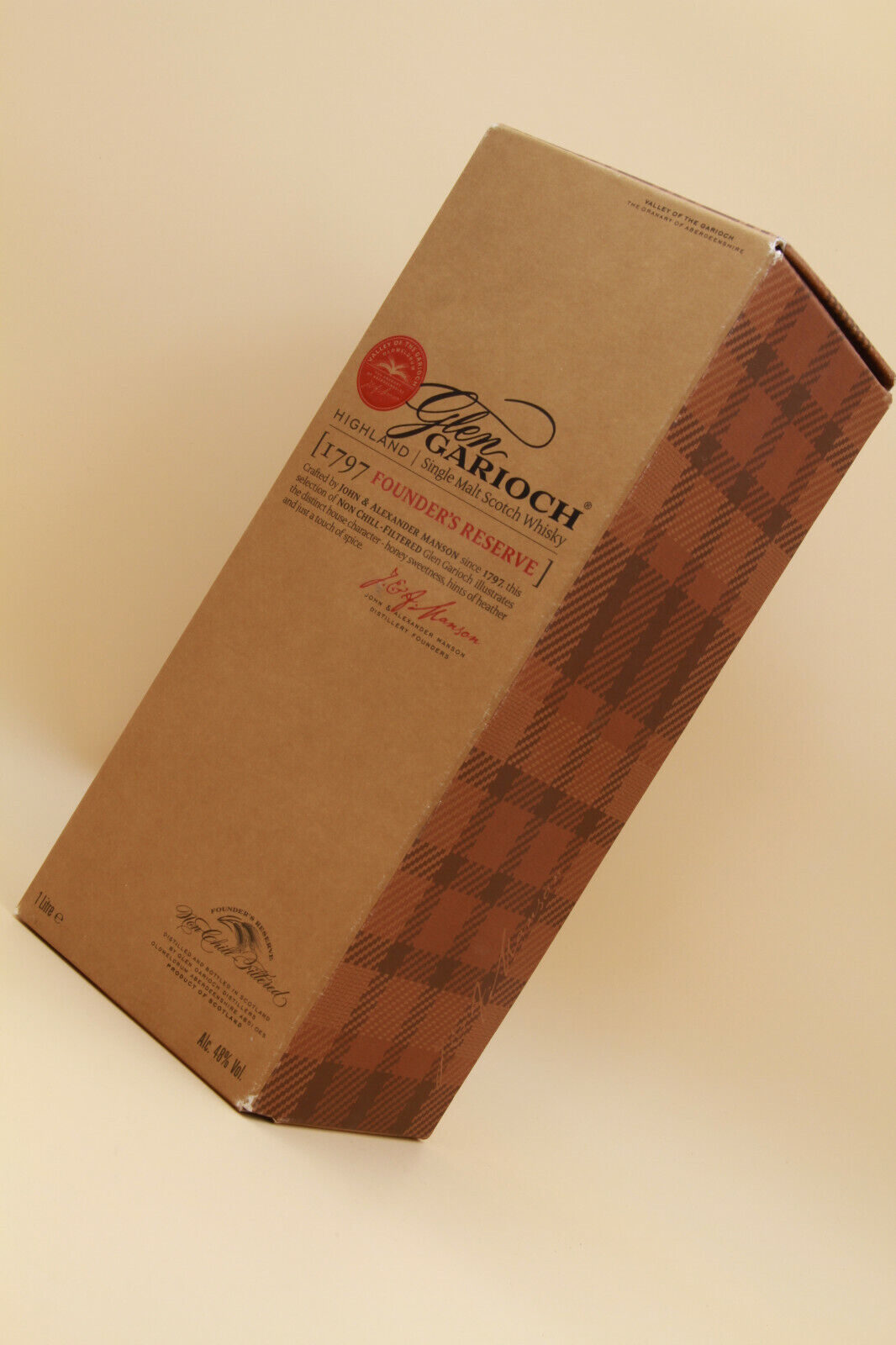 Glen Garioch  **1797 Founder's Reserve **Highland Single Malt Scotch Whisky  1litre - Eric-Dixvins