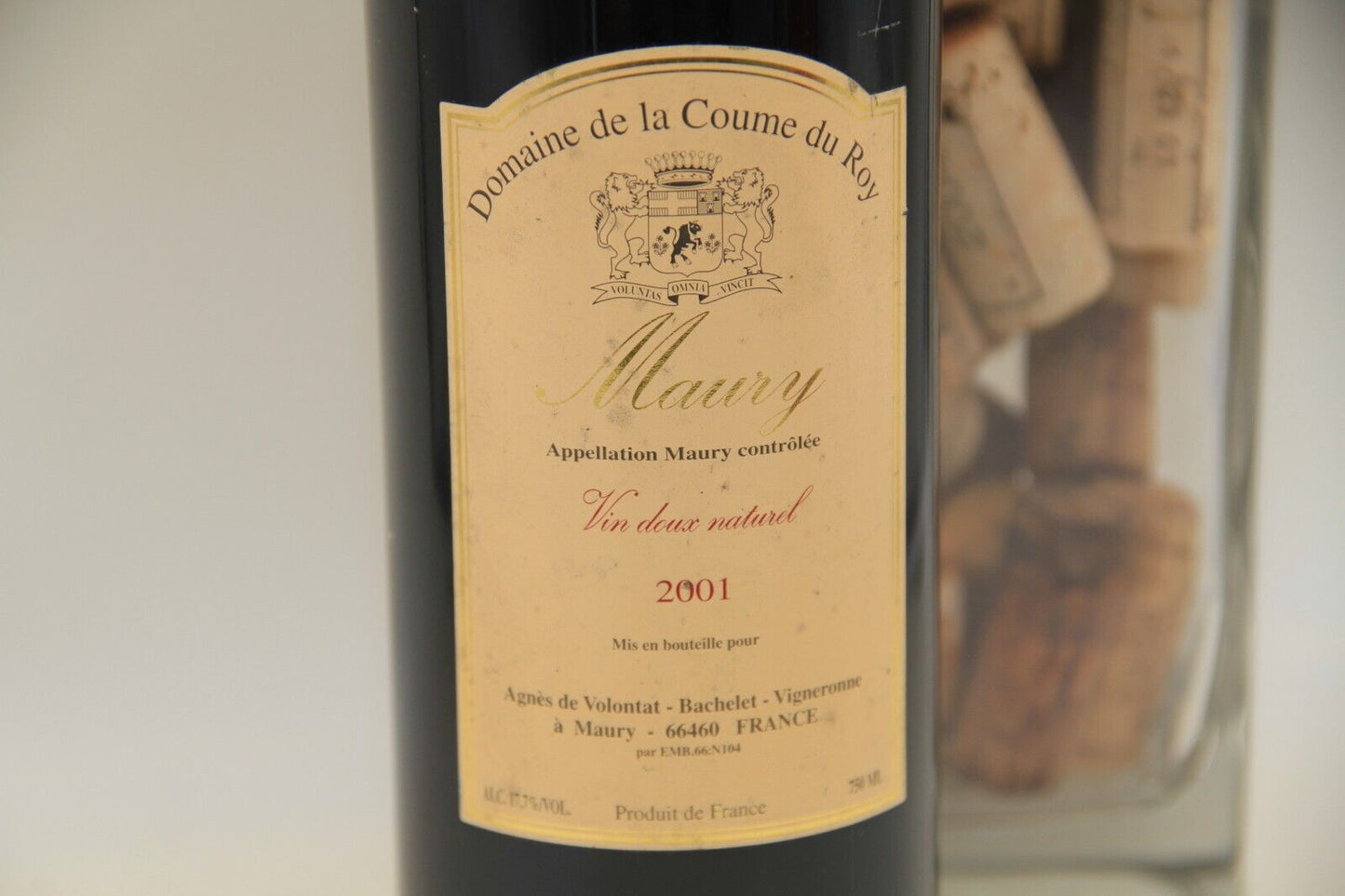 Maury  ** 2001 **. Domaine de la Coume du Roy - Eric-Dixvins