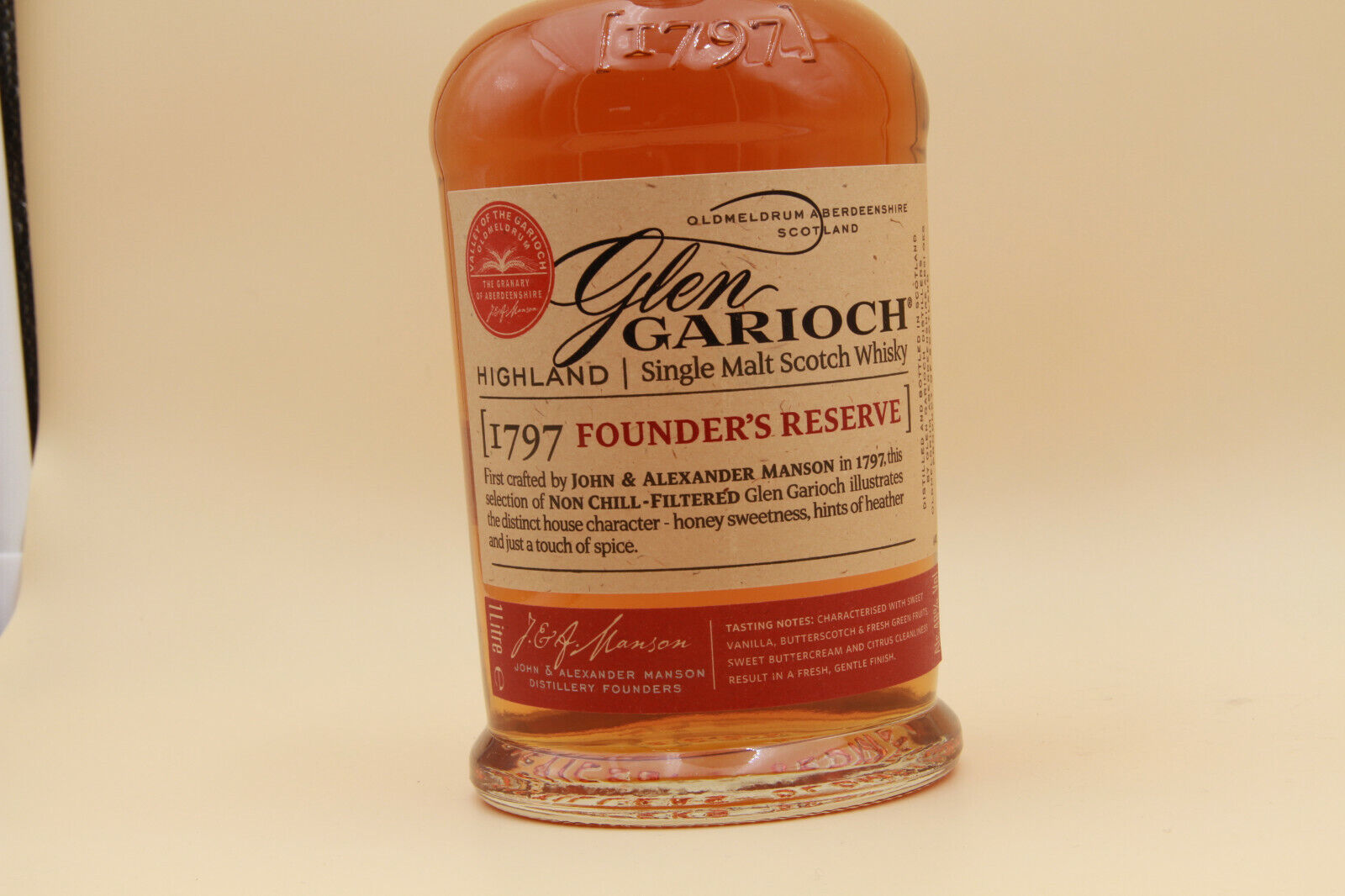 Glen Garioch  **1797 Founder's Reserve **Highland Single Malt Scotch Whisky  1litre - Eric-Dixvins