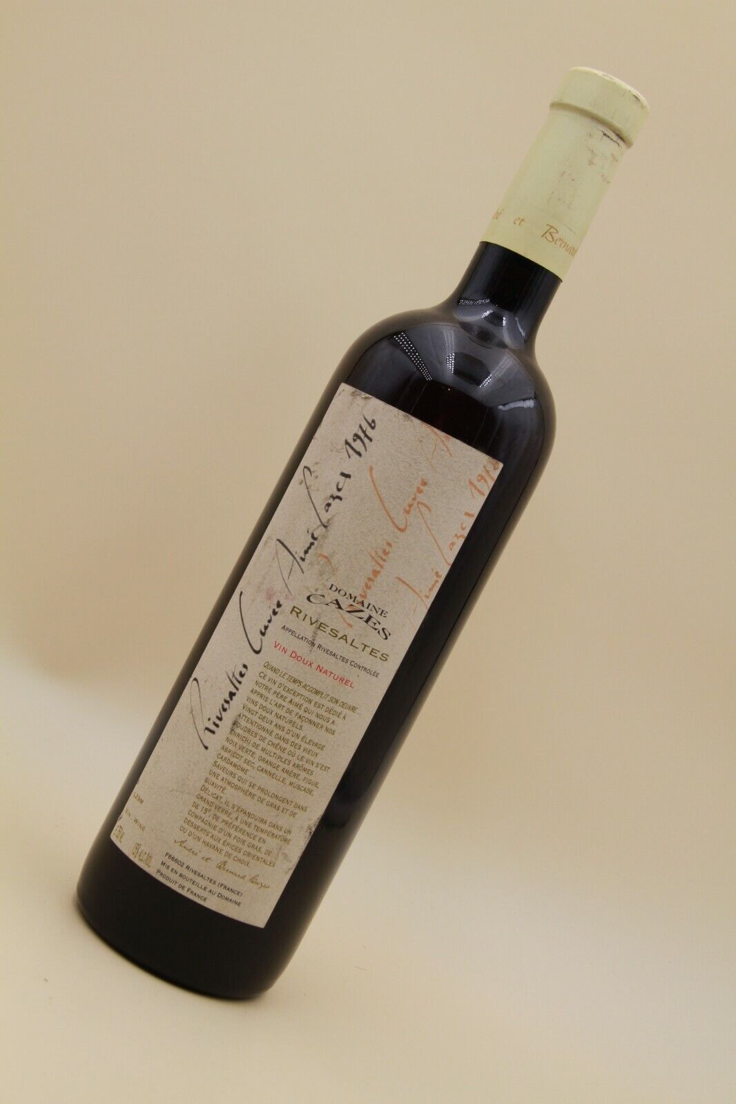 Rivesaltes " aimé " ** 1976 ** Domaine Cazes - Eric-Dixvins