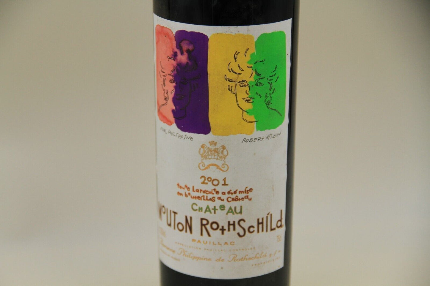 - Chateau Mouton Rothschild ** 2001 **  1er Grand Cru Classé  Pauillac - Eric-Dixvins