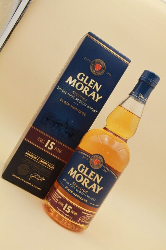 Glen Moray  ** 15Years ** Single Malt Scotch Whisky.   Elgin Heritage - Eric-Dixvins