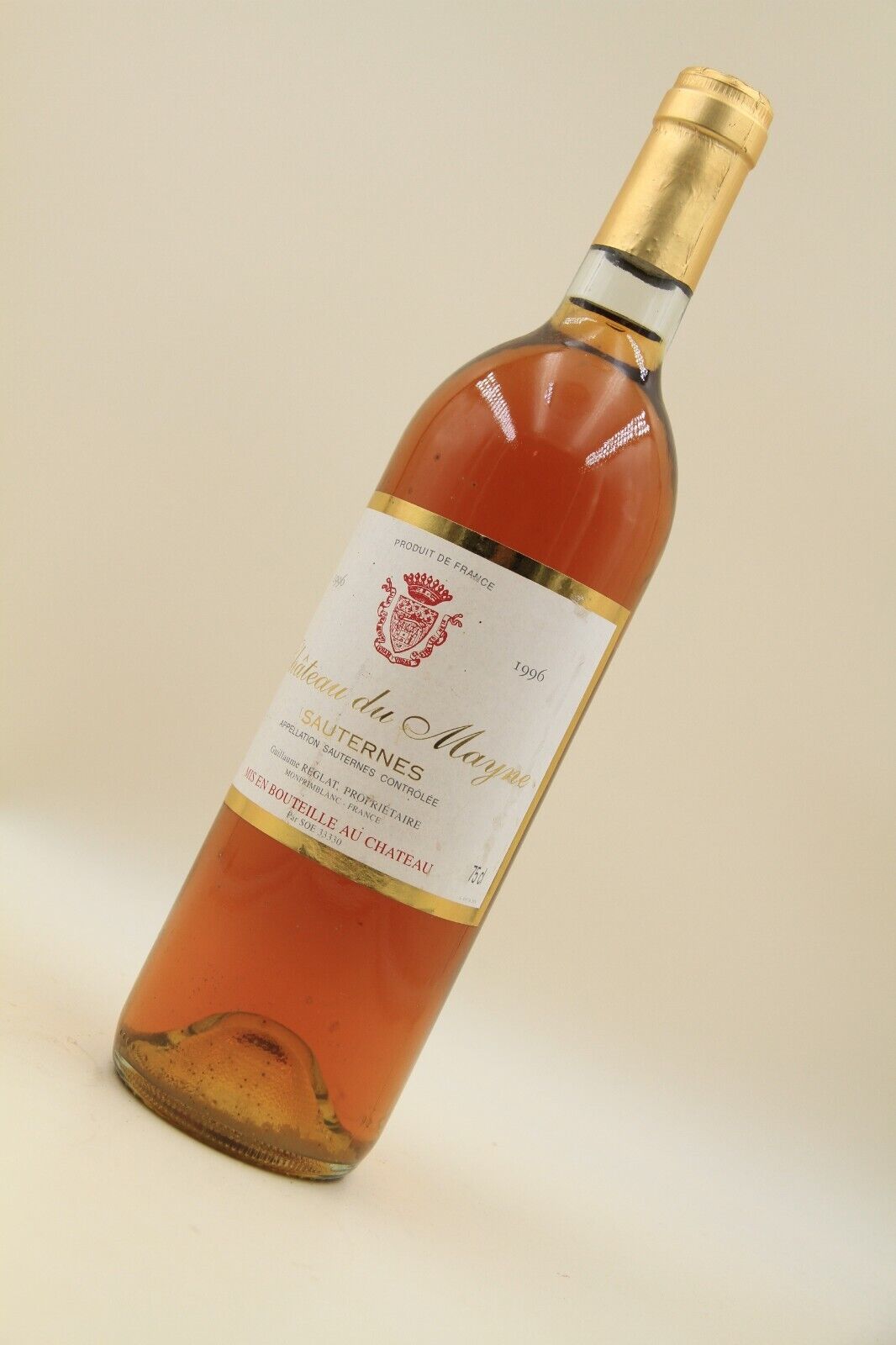 Chateau Du Mayne  **1996 ** Sauternes - Eric-Dixvins